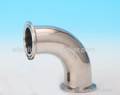 ss304 ss316l Sanitary Stainless Steel Clamped Elbow