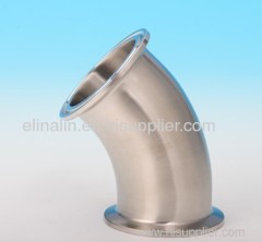 stainless steel sanitary elbow