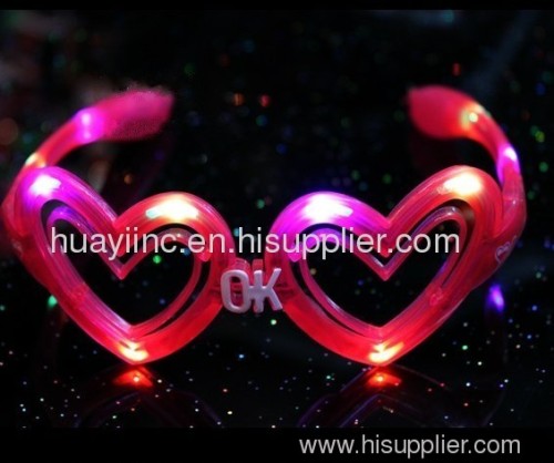 Light up glasses/Flashing glasses/Blinking glasses/Led eyeglasses