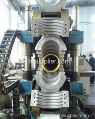 Double wall corrugated pipe making machine