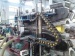 Corrugated pipe extruding machine