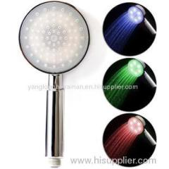 temperature sensor led shower