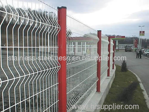 highway wire mesh fence