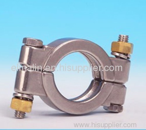 ss304 sanitary stainless steel 2PC High Pressure Pipe clamp