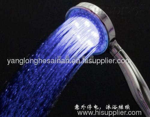 water saving led shower