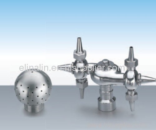 ss304 ss316l sanitary stainless steel clamp cleaning ball