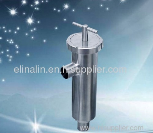 ss304 & ss316l stainless steel Sanitary Angle type Strainer