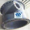 Double Flange level invert Tee with Flange branch for DI pipe