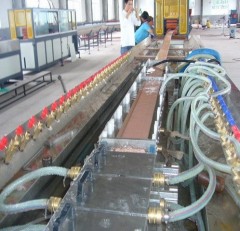 WPC profile extrusion line