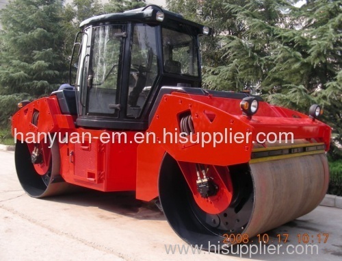 12ton double drum vibratory road roller