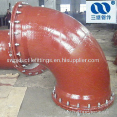 9degree bend with K type socket for ductile iron Pipe