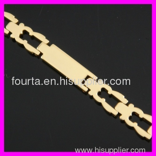 18K gold plated thin bracelet FJ 1540152