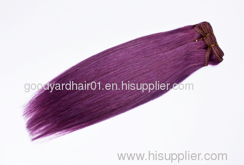 colorful human hair weft