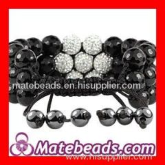 Fashion Shamballa Nialaya Inspired Bracelet With Onyx