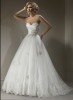2011 Hot-selling sweetheart chapel train embroidered ball gown wedding dress