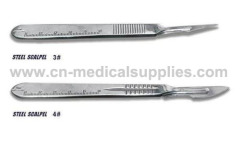 Surgical Scalpel with Steel Handle