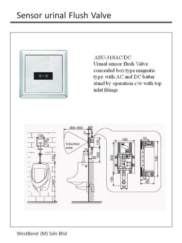 urinal sensor flush valve