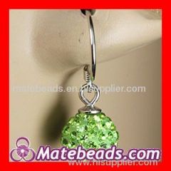 New Arrival Shamballa Crystal Ball Earrings 8mm