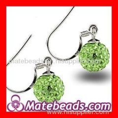 New Arrival Shamballa Crystal Ball Earrings 8mm