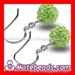 New Arrival Shamballa Crystal Ball Earrings 8mm