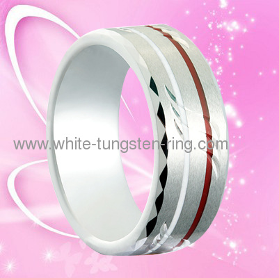 Tungsten Gold Wedding Ring