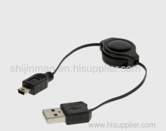 Retractable LAN Cable, Digital Transmission with Local Area Network and ADSL Online Service