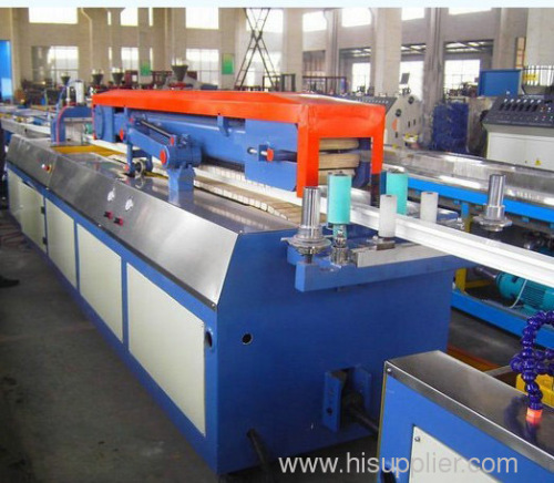 Profile extruding line for pvc powder