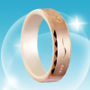 5MM Rose Gold Tungsten Ring Hot Sales Fashion Jewelry Rings