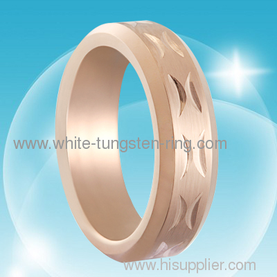 5MM Rose Gold Tungsten Ring Fashion Jewelry Rings Hot Sales