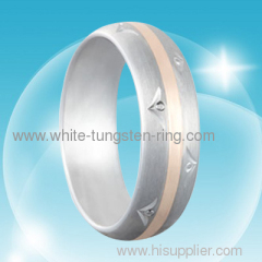 2011 Latest Styles 7MM Handcrafted Tungsten Rings Hot Sales For Men