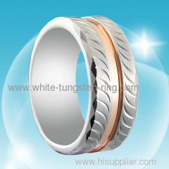 2011 Latest Styles 8MM Handcrafted 10 Karat Tungsten Rings