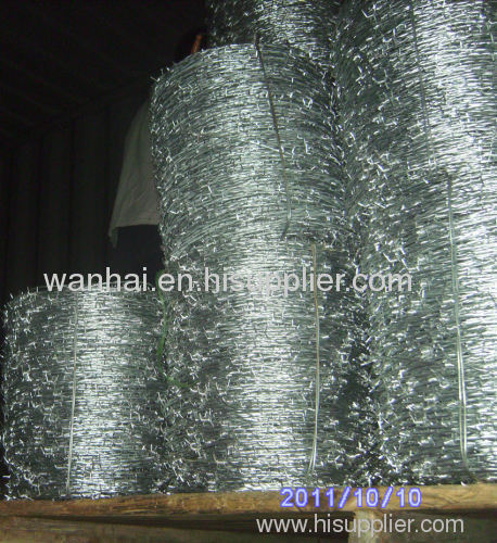 15 1/2 gauge high tensile barbed wire