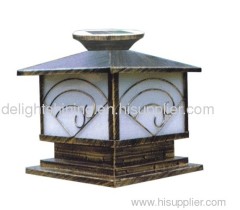 LED Solar post light