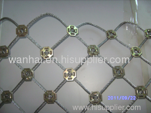 rockfall protection netting made of high tensile steel rope