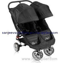 Baby Jogger City Mini Stroller - Double - Black / Black