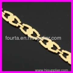 FJ fashion 18K gold plated bracelet