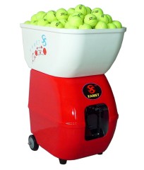 tennis ball machine with free remote control and battery