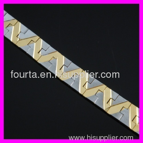 18K gold plated bracelet FJ