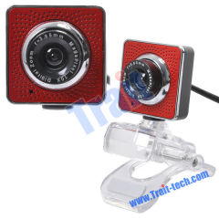 HD PC Webcam, Laptop Web Camera, 20 Maga Pixel Camera 2.0 USB MIC Webcam with Crystal Clamp
