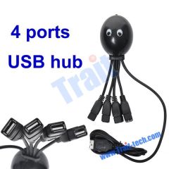 USB 2.0 High Speed 4 Ports Octopus Hub for PC