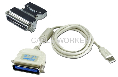 USB Printer Cable with Mini-Cen36