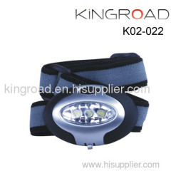 built-in 3pcs head lamp