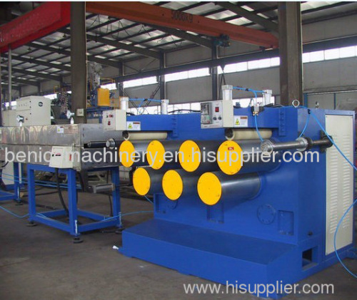 PET packing belt extruding machine