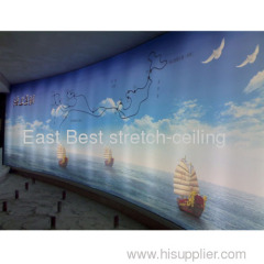 Printing tension ceiling