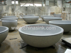 G654 granite bathtub, hotel tubs, natural stone bathtub,