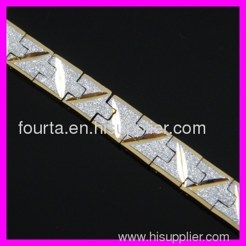 18K two color bracelet