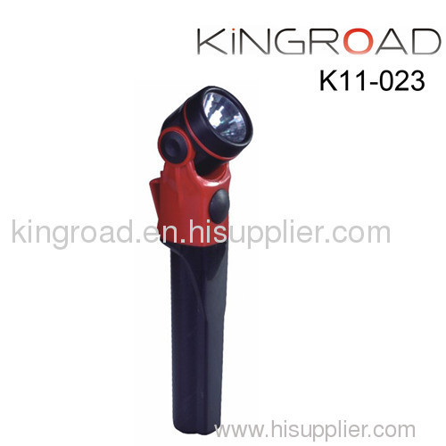 1 bulb roated head plastic torch