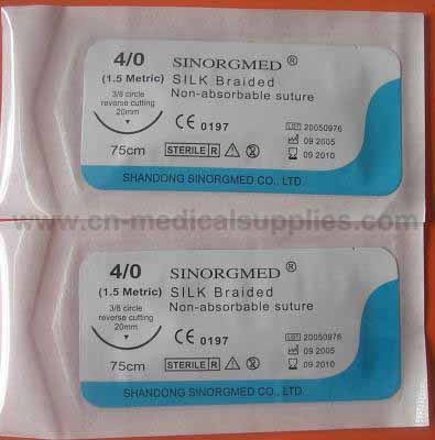 4-0 Surgical Silk Suture