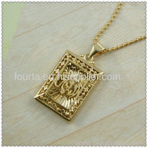 allah jewelry golden plated pandent