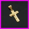 18K gold plated Christ pendant FJ1610161